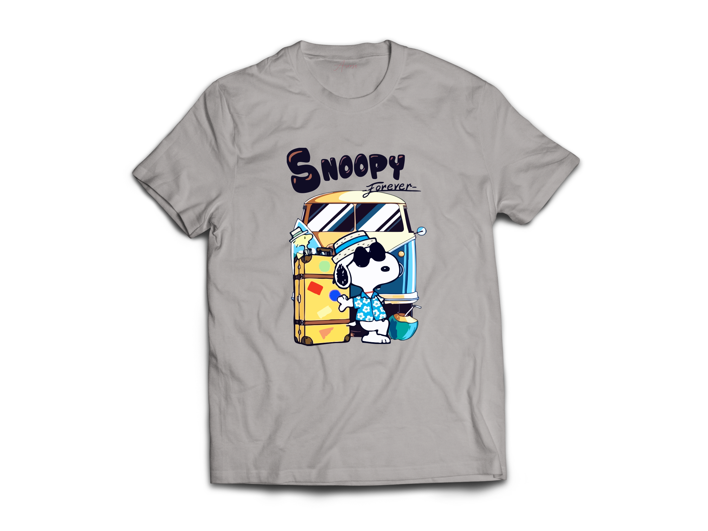 Snoopy de vacaciones.