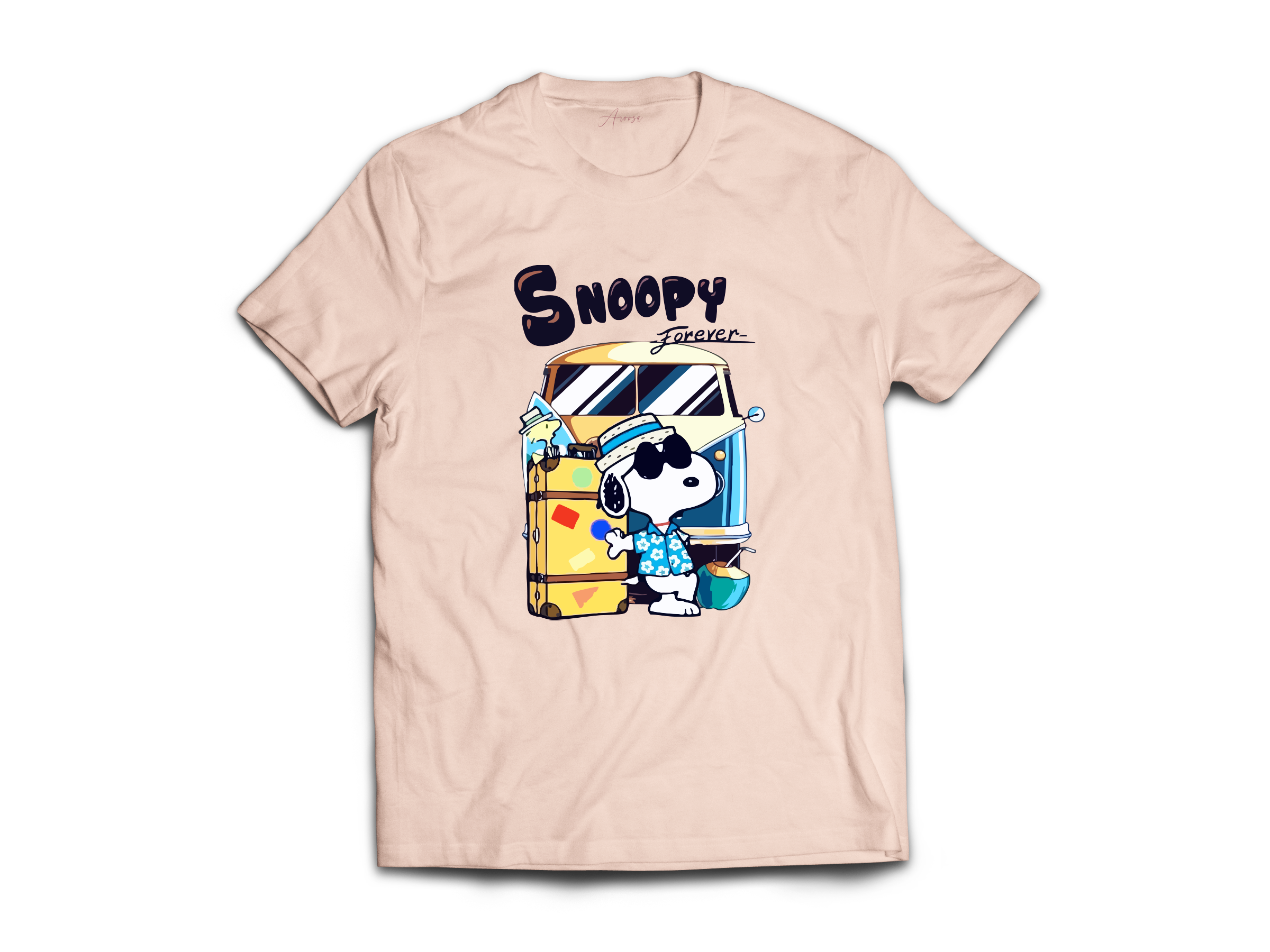 Snoopy de vacaciones.