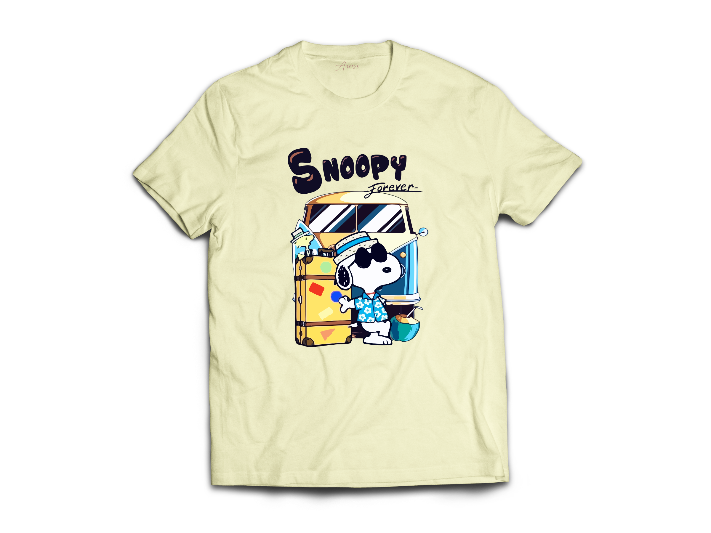 Snoopy de vacaciones.